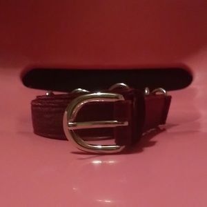 🏵️2/$15🏵️Red Velvet Belt - Size Large - Like New